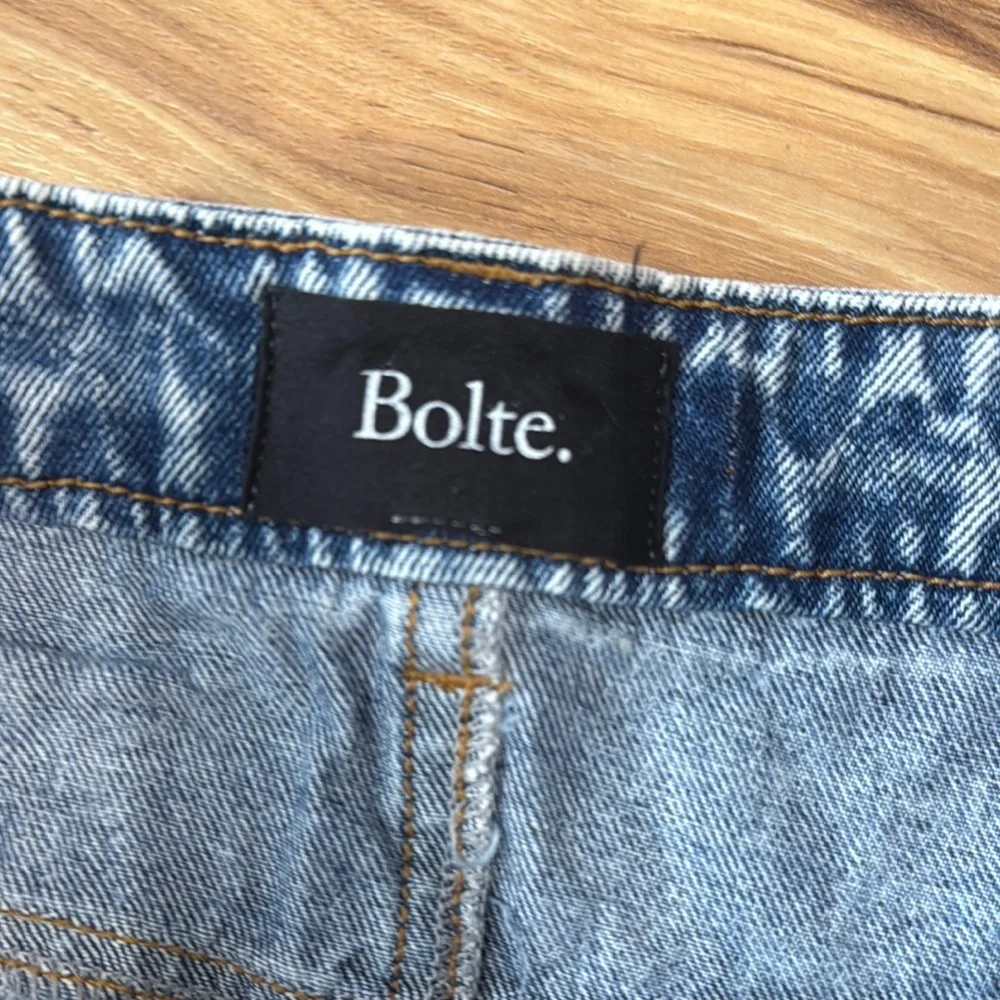 Bolte Distressed Denim Skirt